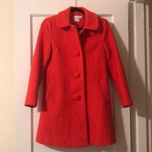 ASOS Petite orange pea coat